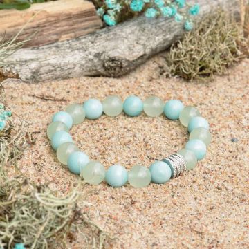 Pulsera de Amazonita y Venturina