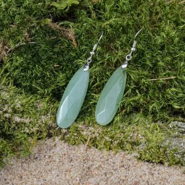 Pendientes Aventurina (Gota)