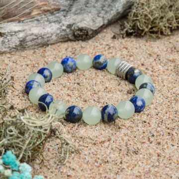 Pulsera de Aventurina y lapislázuli
