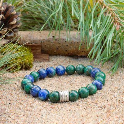 Pulsera de Crisocola con Lapislázuli