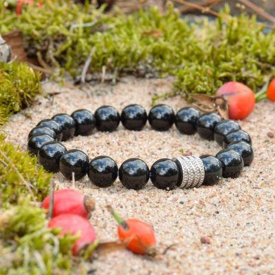 Pulsera de Obsidiana Negra