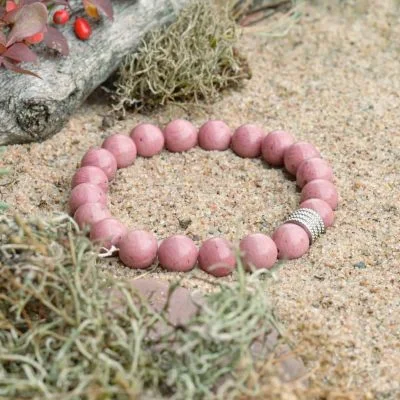 Pulsera de Rodocrosita