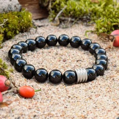 Pulsera de Turmalina Negra (Schorlo)