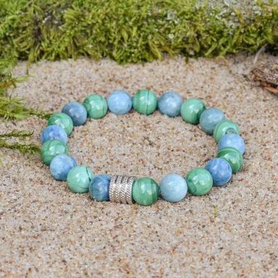 Pulsera de Malaquita y Apatito
