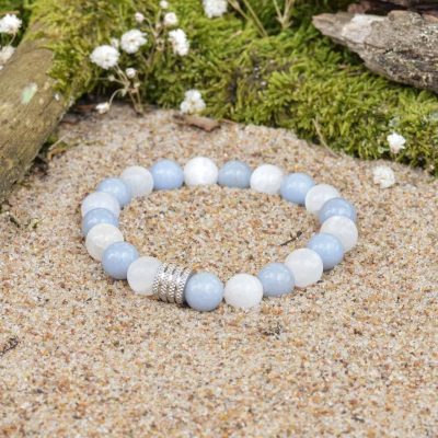 Pulsera de Selenita y Angelita